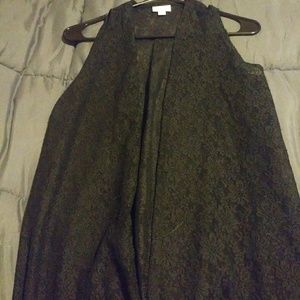 Black Lace Joy Vest